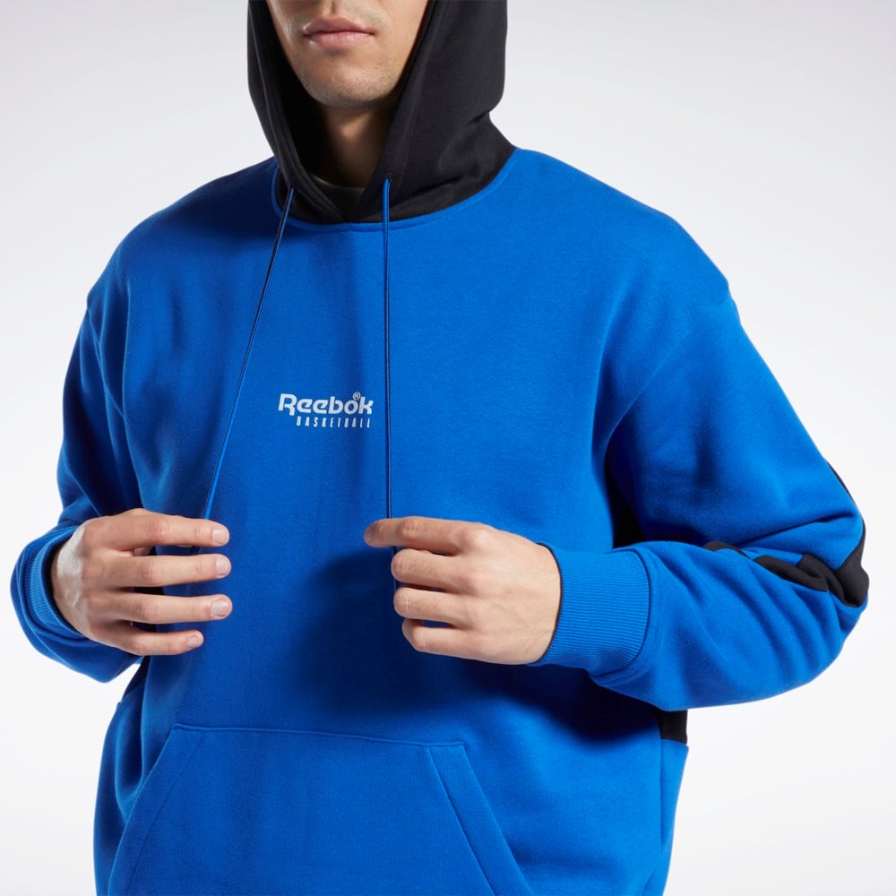 Vector Blue Reebok Basketball Back Vector Fleece Hoodie | HG2578