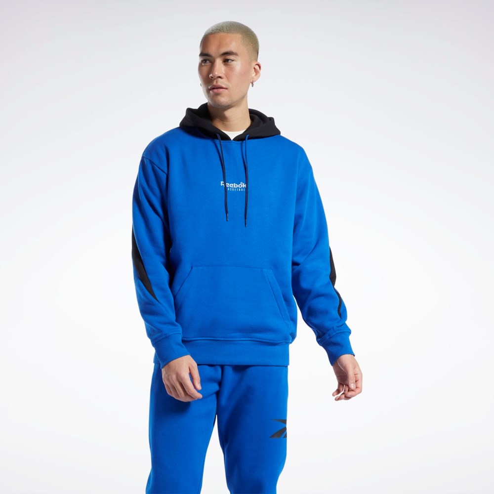 Vector Blue Reebok Basketball Back Vector Fleece Hoodie | HG2578