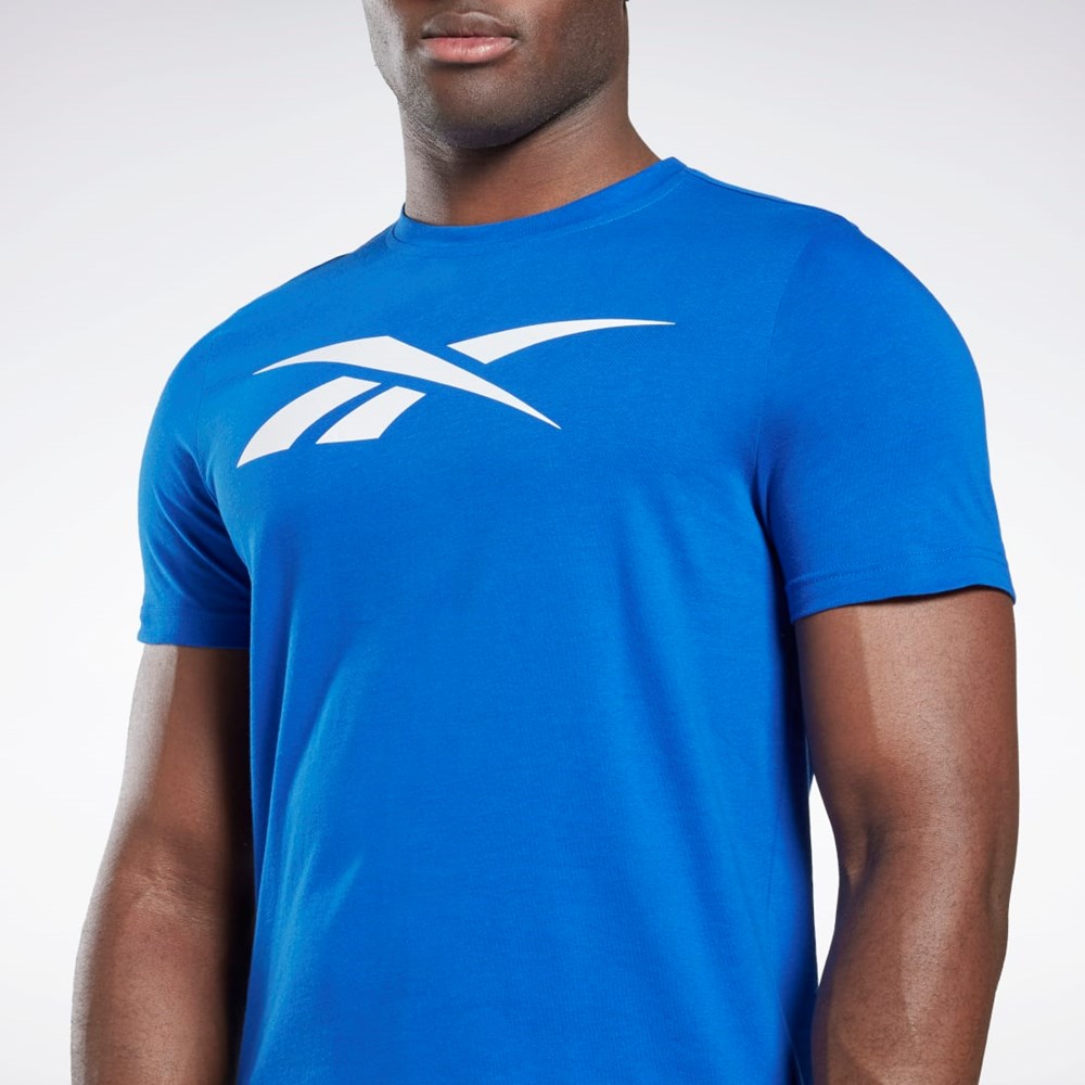 Vector Blue Reebok Reebok Graphic Series Vector T-Shirt | HI6295