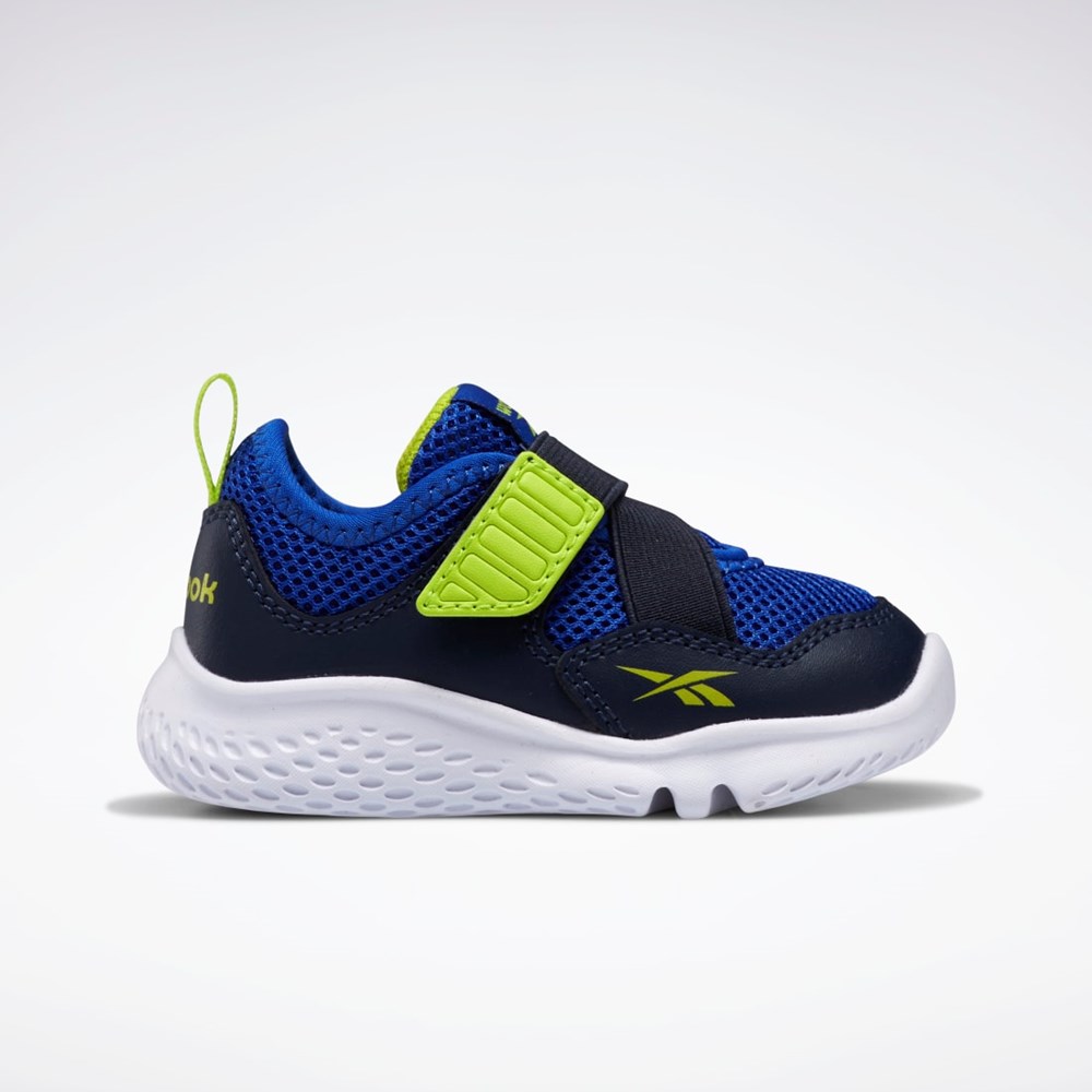 Vector Navy / Court Blue / Acid Yellow Reebok Weebok Flex Sprint - Toddler | GZ0884