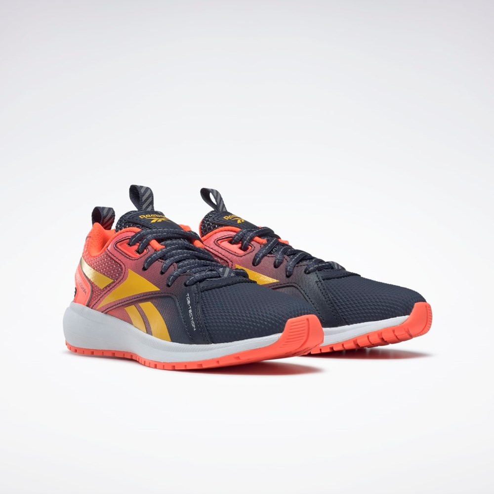 Vector Navy / Orange Flare / Always Yellow Reebok Durable XT Shoes - Preschool | GW9690