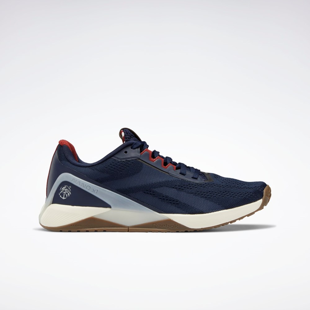 Vector Navy / Red Ember / Classic White Reebok Reebok Nano X1 Shoes | GZ1811