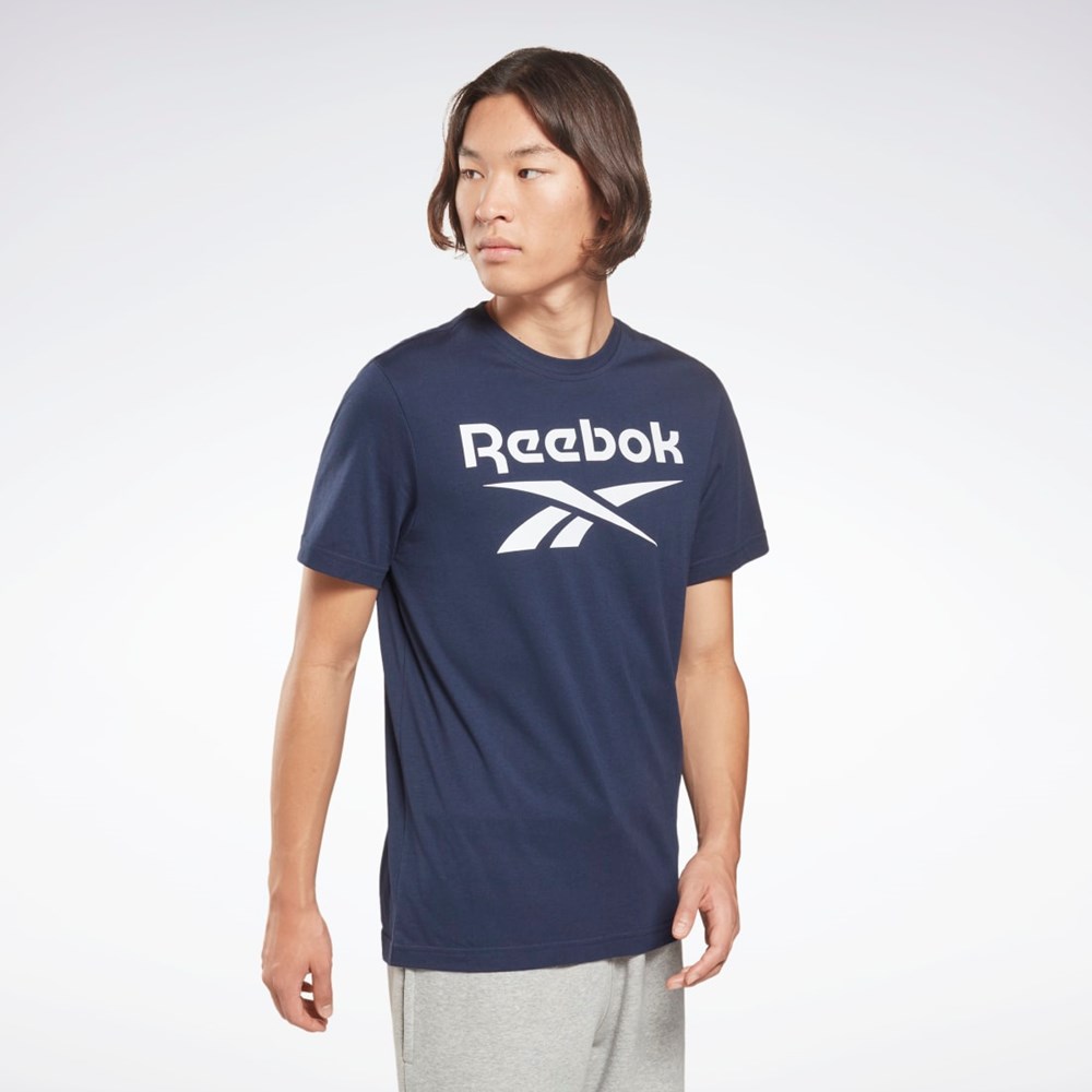 Vector Navy Reebok Reebok Identity Big Logo T-Shirt | HD4220