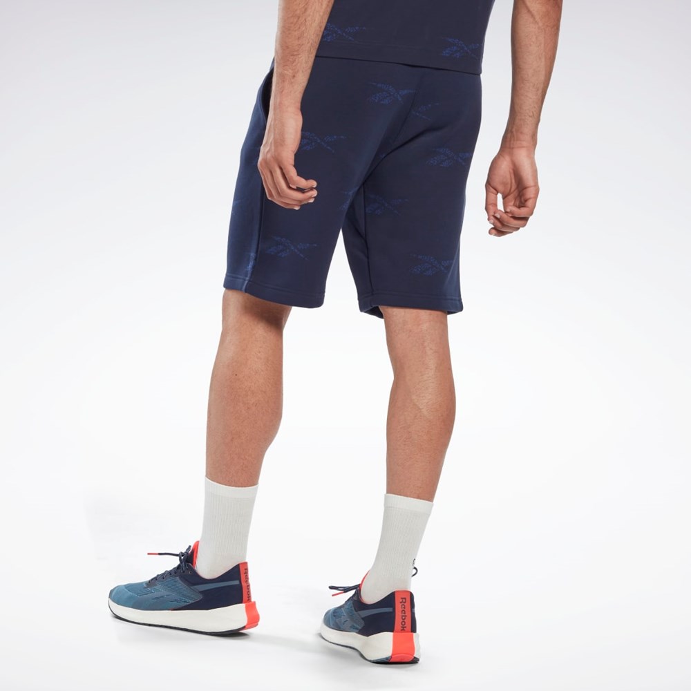 Vector Navy Reebok Reebok Identity Vector Fleece Shorts | HM9314