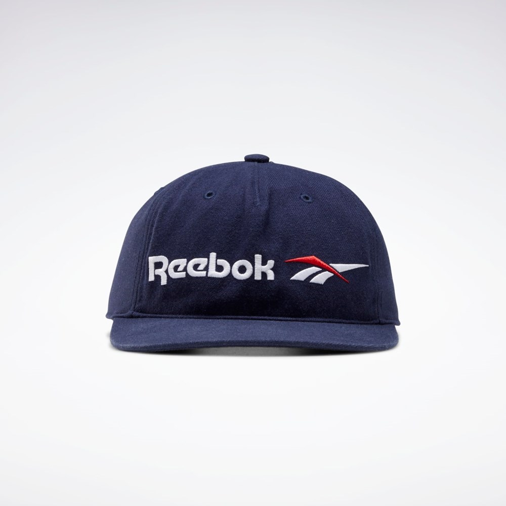 Vector Navy / Vector Navy Reebok Classics Vector Flat Peak Hat | GP0129