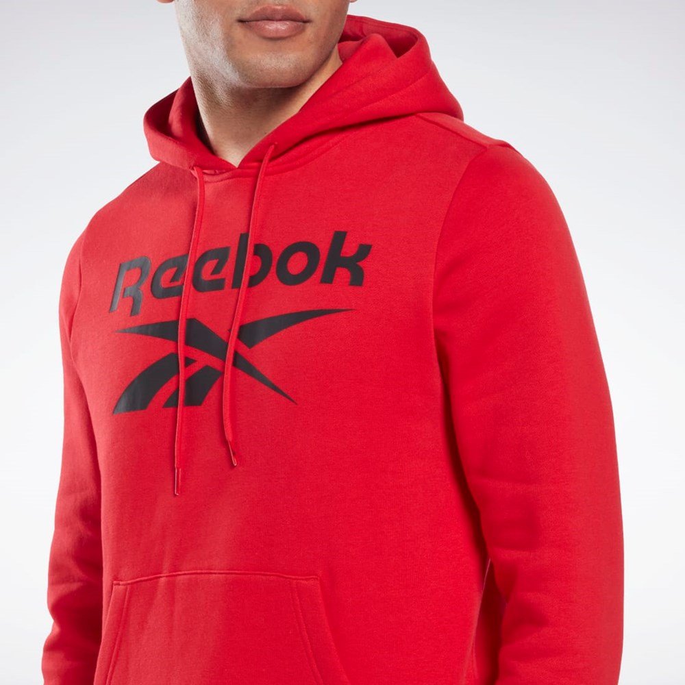 Vector Red / Black Reebok Reebok Identity Fleece Hoodie | HM5339