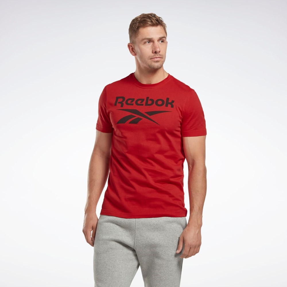 Vector Red Reebok Reebok Identity Big Logo T-Shirt | HI0653