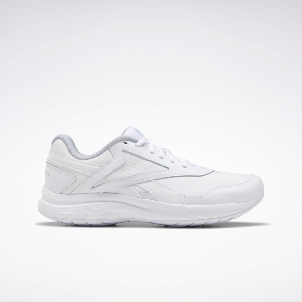 WHITE / Cold Grey 2 / Collegiate Royal Reebok Walk Ultra 7 DMX MAX Wide Shoes | FU7141