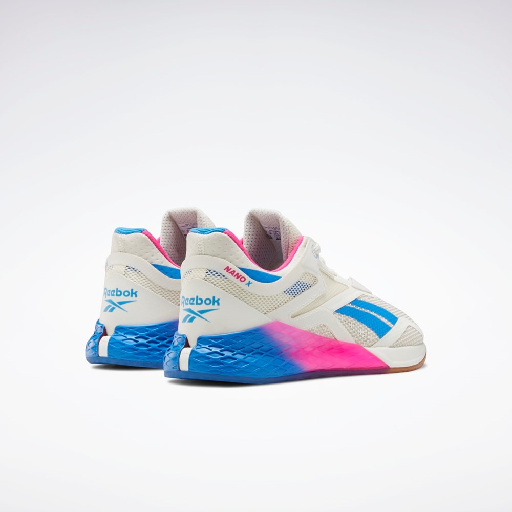 WHITE / Proud Pink / Horizon Blue Reebok Reebok Nano X Training Shoes | FX7956