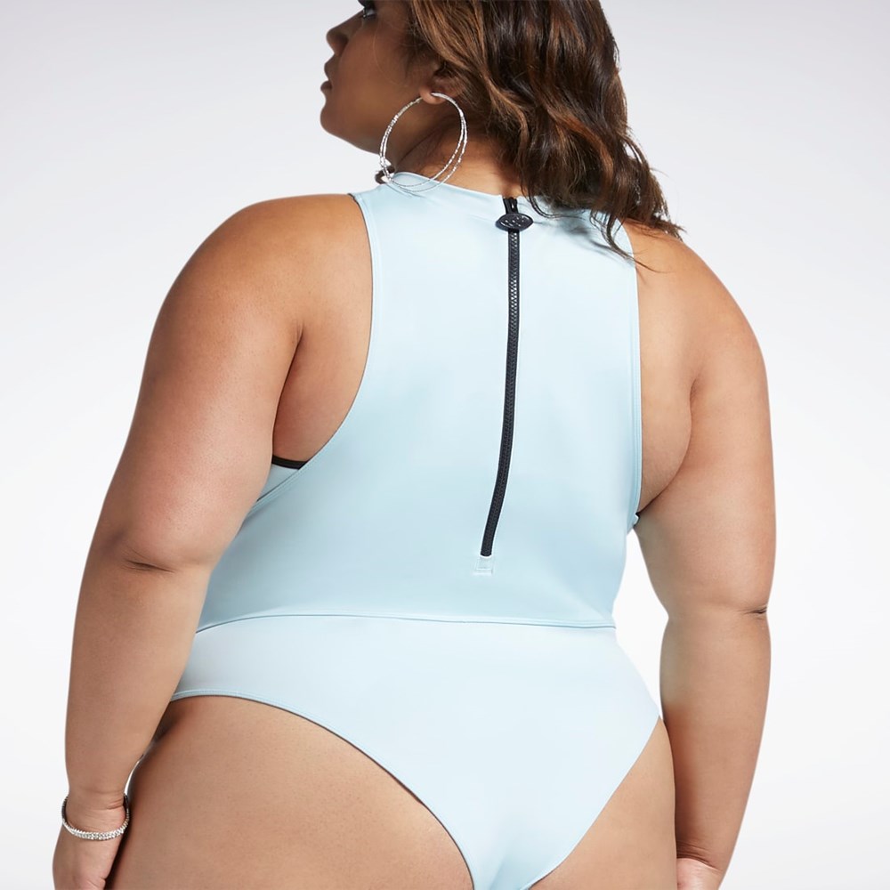 Whisper Blue / Seaport Teal Reebok Cardi B Body Layer (Plus Size) | HS4281