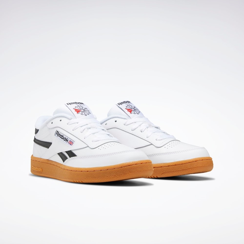 White / Black / Reebok Rubber Gum-06 Reebok Club C Revenge Shoes | EG9243