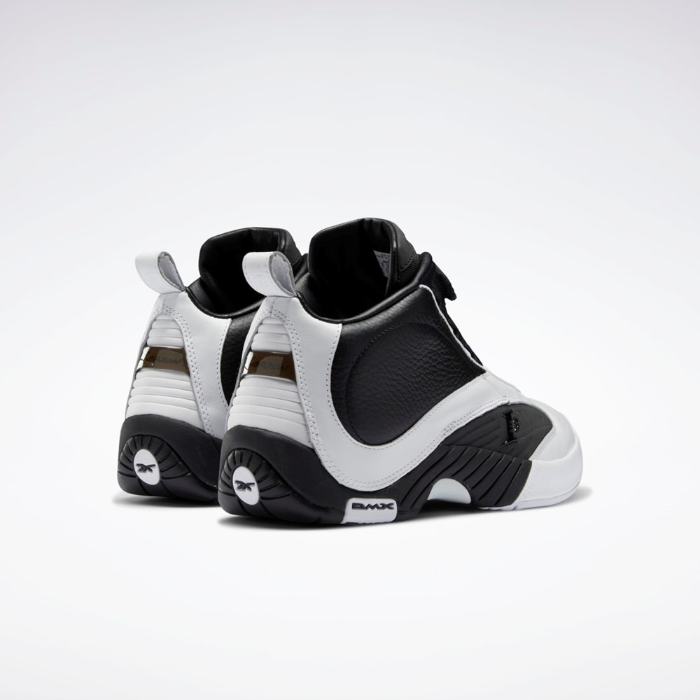 White / Black / Silver Met. Reebok Answer IV Basketball Shoes | FY9691