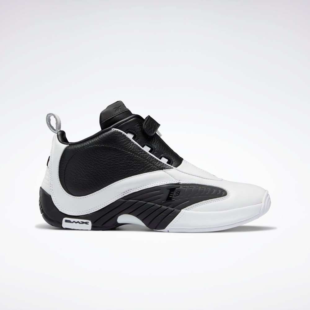 White / Black / Silver Met. Reebok Answer IV Basketball Shoes | FY9691