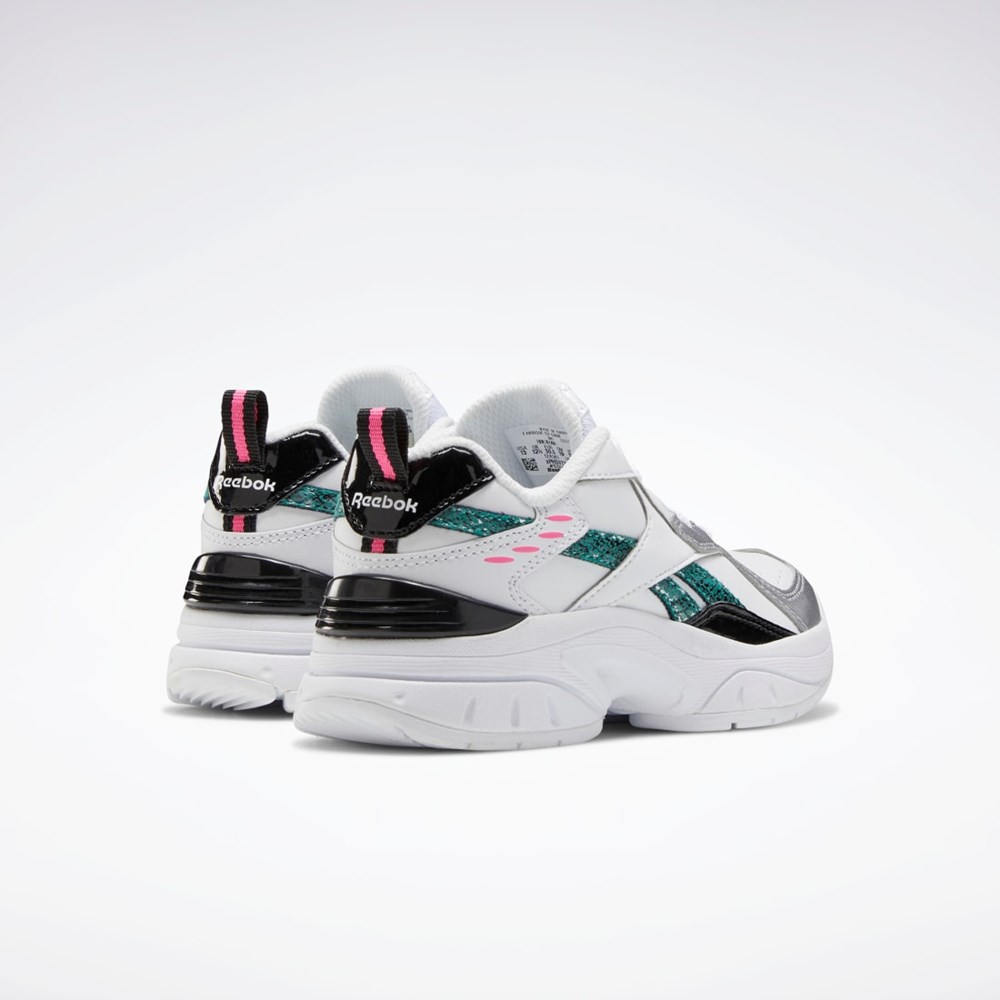 White / Black / Totally Teal Reebok Reebok Xeona Shoes - Preschool | FW8432