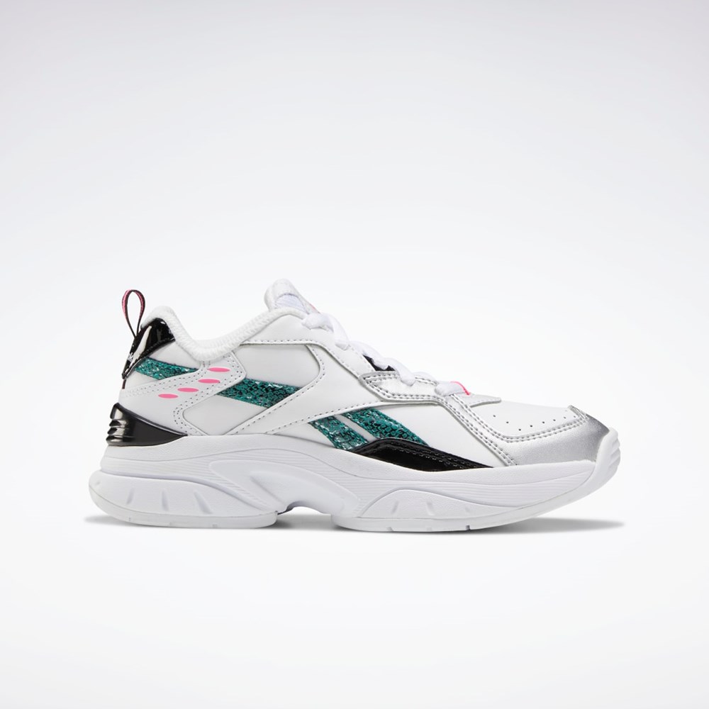 White / Black / Totally Teal Reebok Reebok Xeona Shoes - Preschool | FW8432