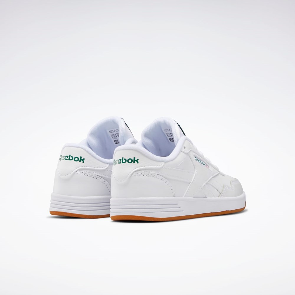 White / Clover Green / White Reebok Reebok Club MEMT Shoes | EH2978