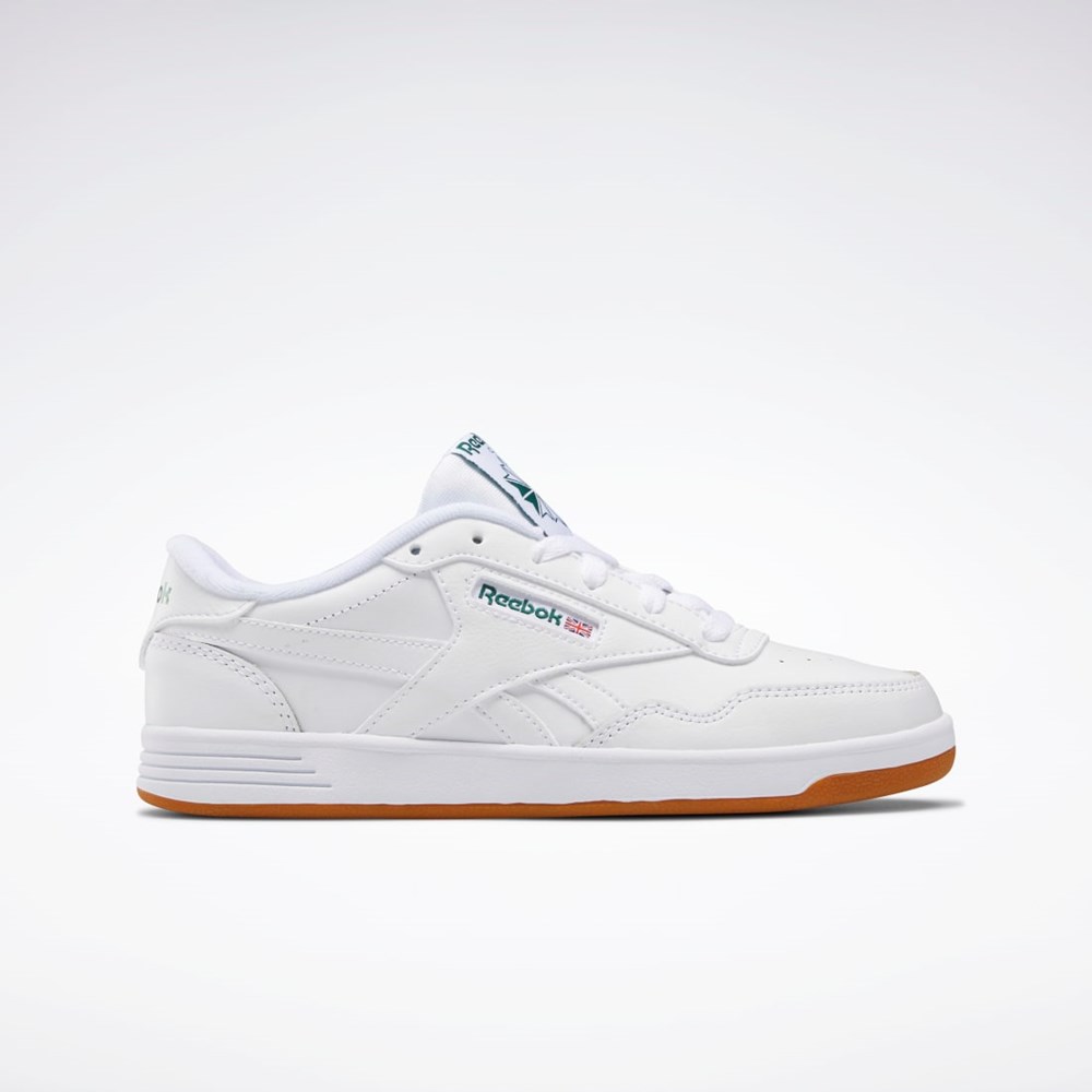 White / Clover Green / White Reebok Reebok Club MEMT Shoes | EH2978