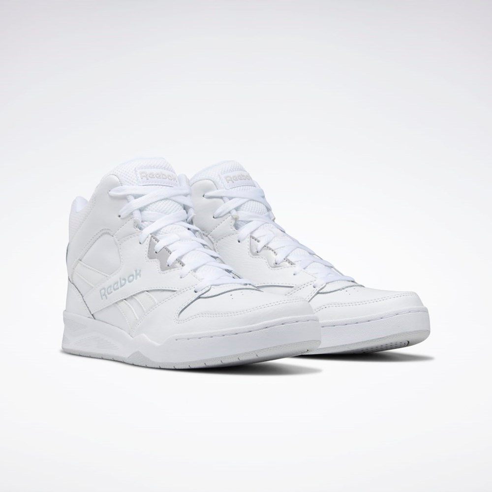 White / Lgh Solid Grey Reebok Reebok Royal BB 4500 Hi 2 Basketball Shoes | CN4107