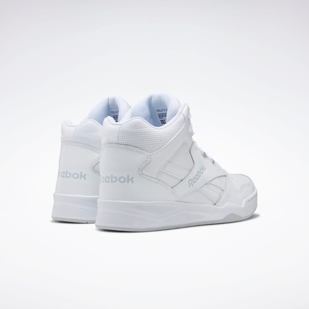 White / Lgh Solid Grey Reebok Reebok Royal BB 4500 Hi 2 Basketball Shoes | CN4107