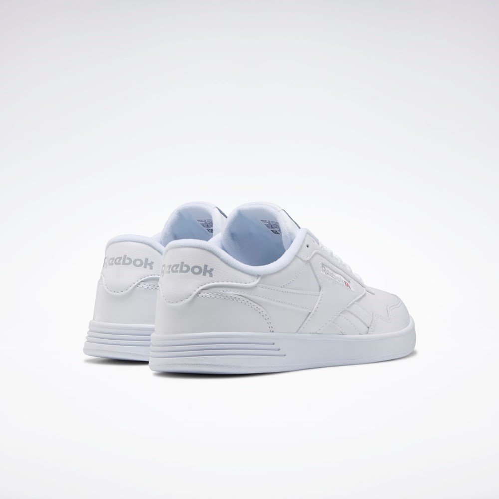 White / White / Steel Reebok Reebok Club MEMT Wide Shoes | FW8225