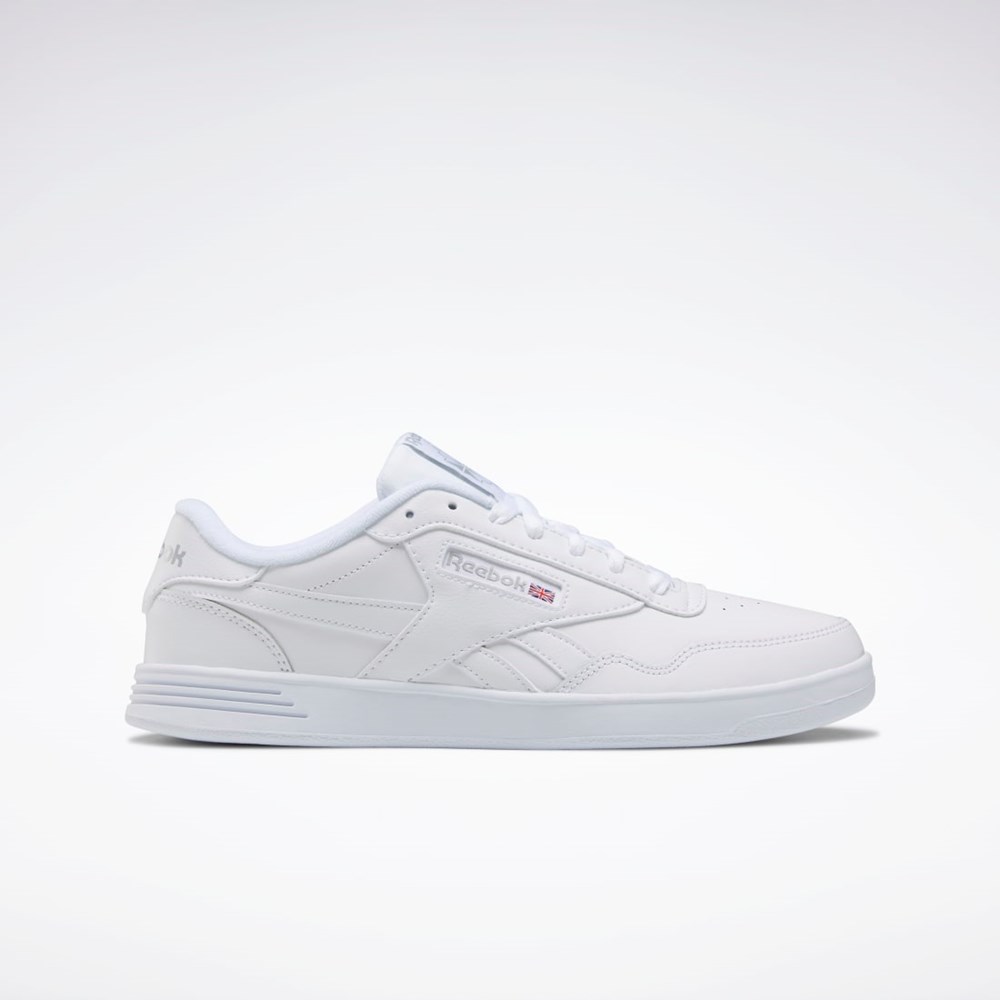 White / White / Steel Reebok Reebok Club MEMT Wide Shoes | FW8225