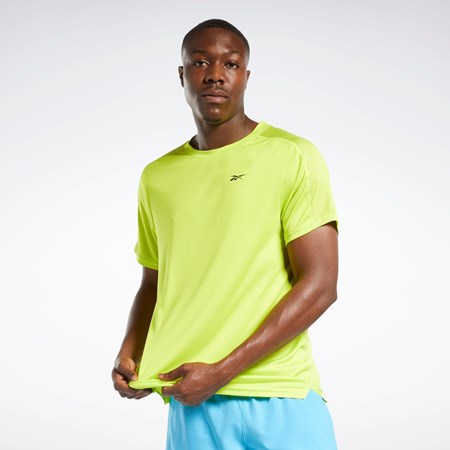 Acid Yellow Reebok Workout Ready Tech T-Shirt | HG0661