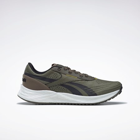 Army Green / Core Black / Sulfur Green Reebok Floatride Energy City Running Shoes | GX0244