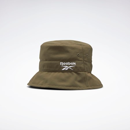 Army Green Reebok Classics Foundation Bucket Hat | H36559