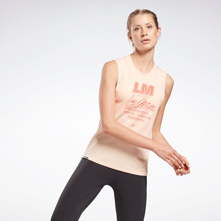 Aura Orange Reebok Les Mills® Muscle Tank Top | GN5989