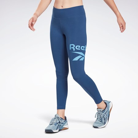 Batik Blue Reebok Reebok Identity Logo Leggings | HB2279