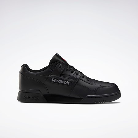 Black / Charcoal Reebok Workout Plus Shoes | 2760