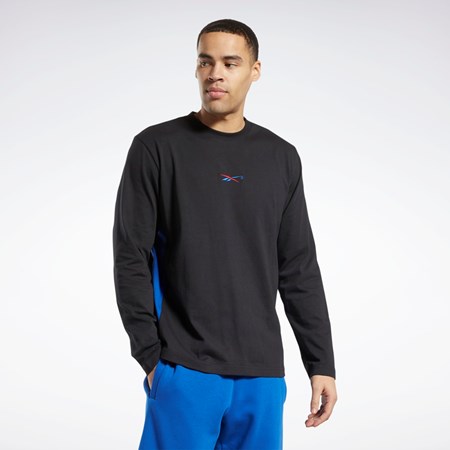 Black Reebok Answer to No One Long Sleeve T-Shirt | HK2988