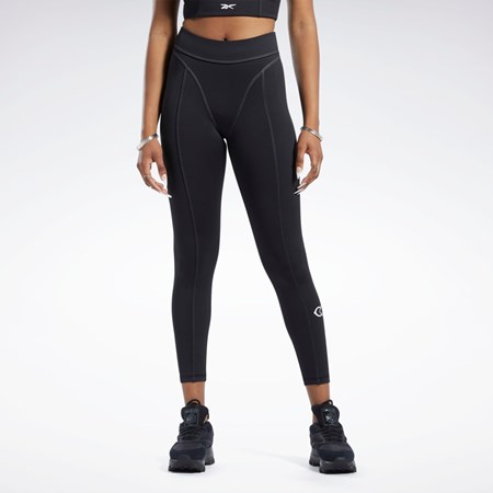 Black Reebok Cardi B High-Rise Tights | HH9128