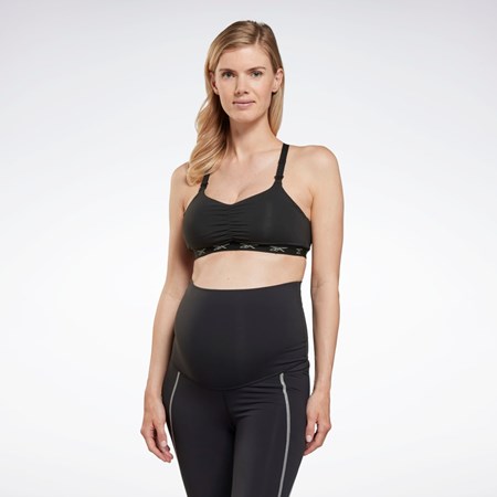 Black Reebok Nursing Sports Bra | HI6216