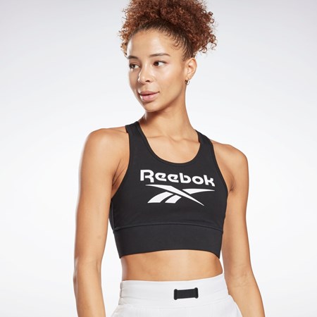 Black Reebok Reebok Identity Sports Bra | GL2544