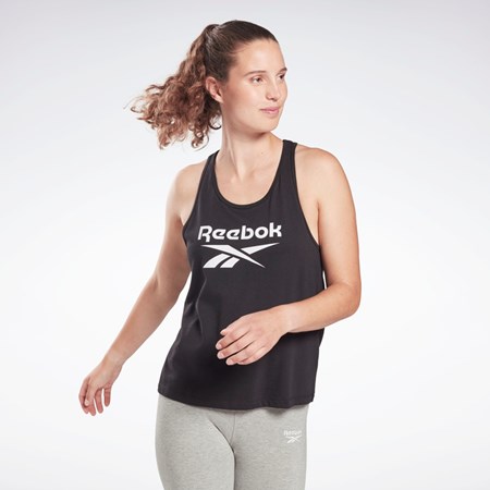 Black Reebok Reebok Identity Tank Top | HB2266