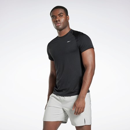 Black Reebok Running Speedwick T-Shirt | HG6739