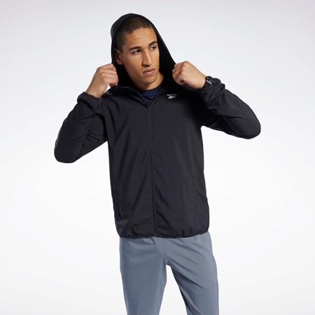 Black Reebok Training Essentials Jacket | FP9172