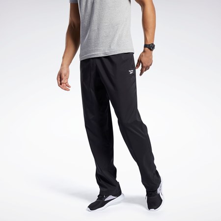 Black Reebok Training Essentials Woven Unlined Pants | FP9170