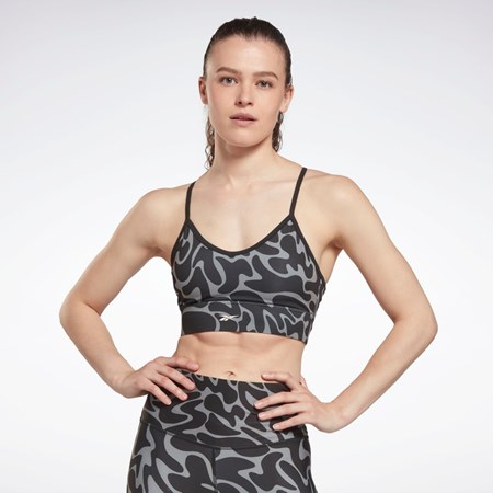 Black Reebok Workout Ready Sports Bra | HH8058