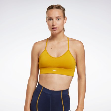 Bright Ochre Reebok Workout Ready Sports Bra | HK4813