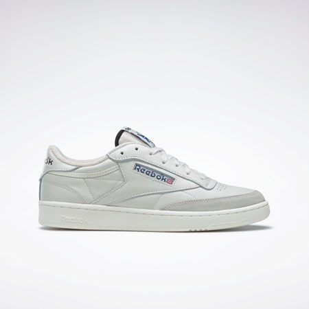 Chalk / Black / Vector Blue Reebok Club C 85 Vintage Shoes | GY7200