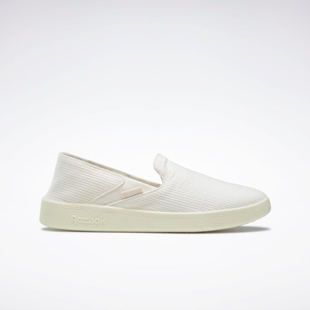 Chalk / Chalk / Ftwr White Reebok Cotton & Corn Slip-On Shoes | FX0392