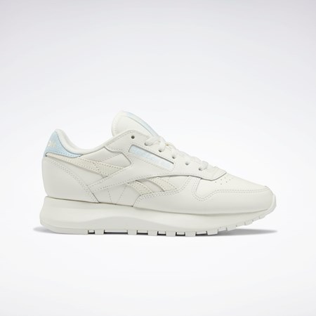 Chalk / Chalk / Glass Blue Reebok Classic Leather SP Shoes | GX8690