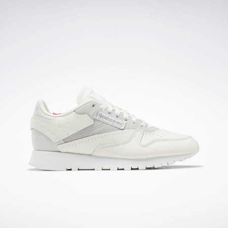 Chalk / Cold Grey / Ftwr White Reebok Classic Leather Make It Yours Shoes | GX6201