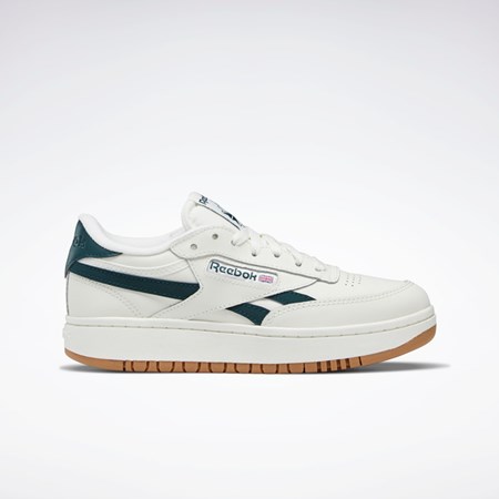 Chalk / Forest Green / Reebok Lee 3 Reebok Club C Double Revenge Shoes | GY9741