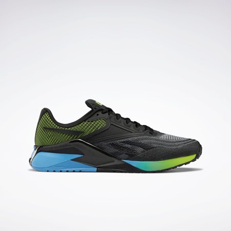 Core Black / Essential Blue / Acid Yellow Reebok Reebok Nano X2 Training Shoes | GZ6436