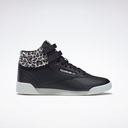 Core Black / Sahara / Gold Met. Reebok F/S Hi Shoes - Grade School | HP6446