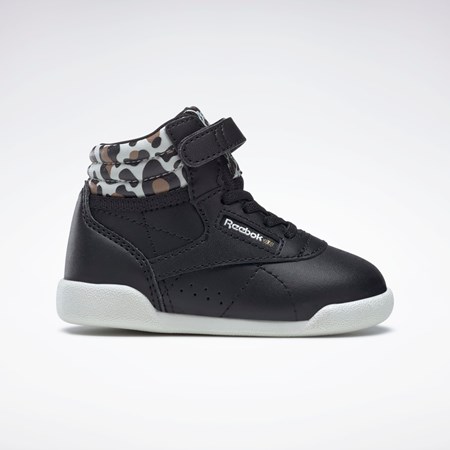 Core Black / Sahara / Gold Met. Reebok F/S Hi Shoes - Toddler | HP6448