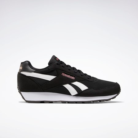 Core Black / White / Blush Metal Reebok Reebok Rewind Run Shoes | FX2957